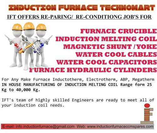 REPARING FURNACE COIL , CABLE , CYLINDERS REPARING FURNACE COIL , CABLE , CYLINDERS