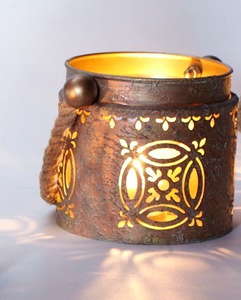 Rope Handle Round Votive Rope Handle Round Votive