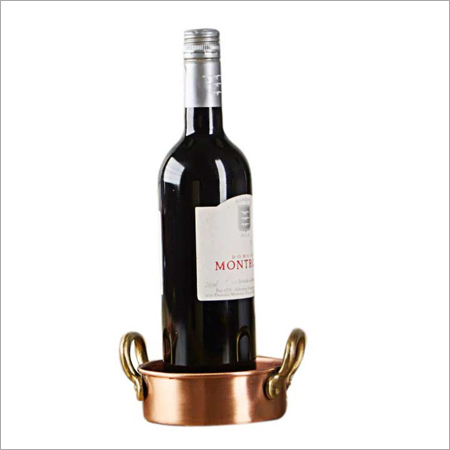 Copper Wine Bottle Coaster Copper Wine Bottle Coaster