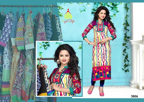 Girl Cotton Kurti Girl Cotton Kurti