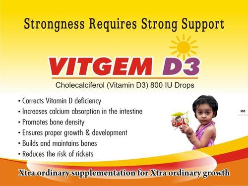 Cholecalciferol (Vitamin D3) 800 IU Drops Cholecalciferol (Vitamin D3) 800 IU Drops