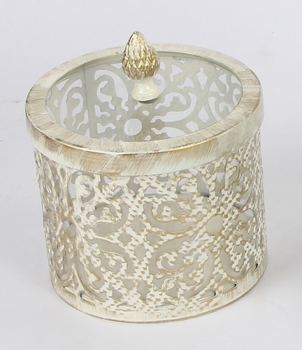 Round Box W/Lid small Etching Round Box W/Lid small Etching