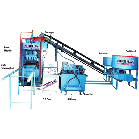 Fully automatic vibro with fly ash brick machine Fully automatic vibro with fly ash brick machine