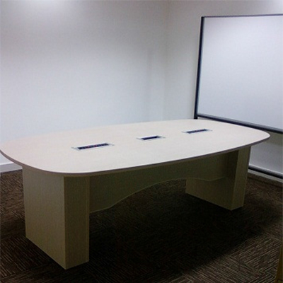 Meeting Table with Wooden Support Structure Meeting Table with Wooden Support Structure