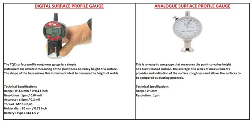 Surface Roughness and Thickness Meter Surface Roughness and Thickness Meter
