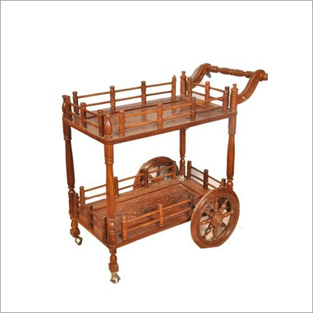 Wooden Service Trolley Wooden Service Trolley