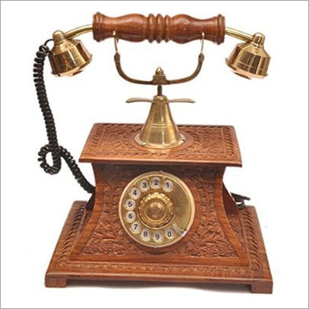 Antique Wooden Phone Antique Wooden Phone