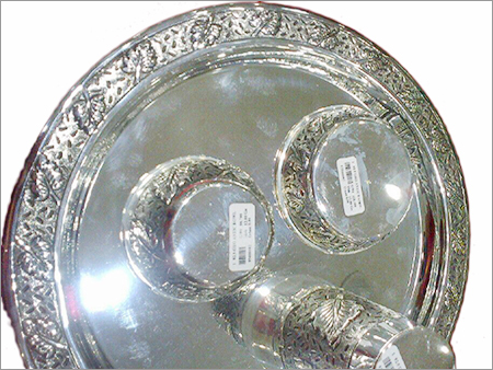 Silver Pooja Thali Silver Pooja Thali