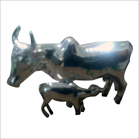 Silver Cow Statue Silver Cow Statue