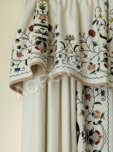 Embroidered Door Curtains Embroidered Door Curtains