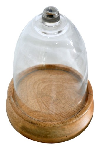 Cake Dom of Glass & Wood Cake Dom of Glass & Wood