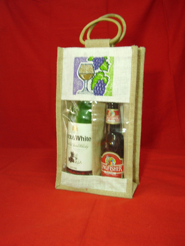 Double Bottle Jute Bags Double Bottle Jute Bags