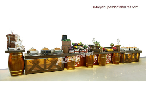 Buffet Counter - Wooden Theme Buffet Counter - Wooden Theme