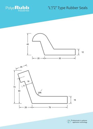 ’L’/’Z’ Rubber Seals ’L’/’Z’ Rubber Seals