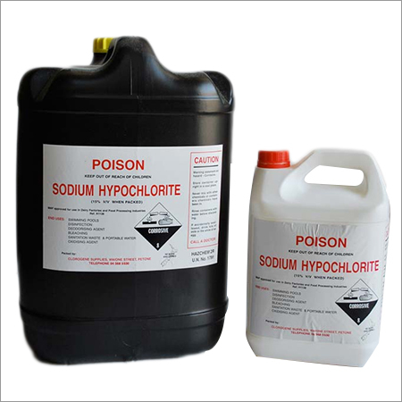 Sodium Hypochlorite Liquid Sodium Hypochlorite Liquid