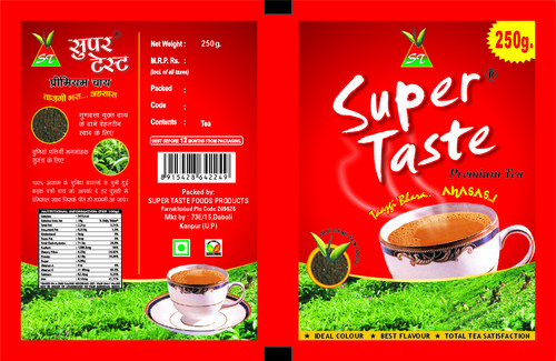 Printed Tea Packaging Pouch Printed Tea Packaging Pouch