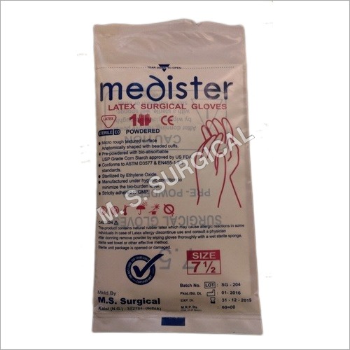 LATEX POWDERED SURGICAL STERILE GLOVES LATEX POWDERED SURGICAL STERILE GLOVES