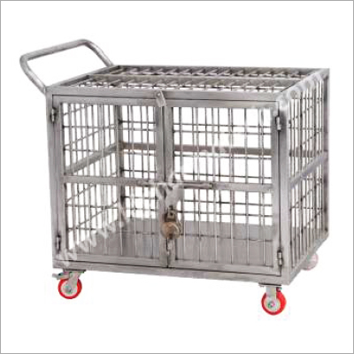 Stainless Steel Cage Trolley Stainless Steel Cage Trolley