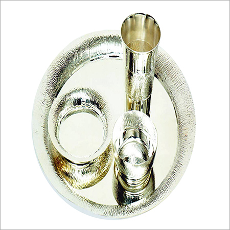 Silver Thali Set Silver Thali Set