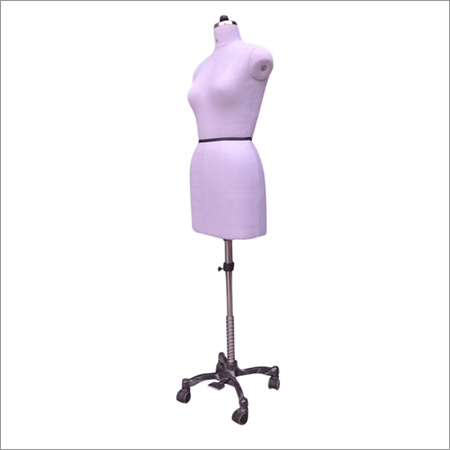 White Dress Form Half Female Size 08 White Dress Form Half Female Size 08