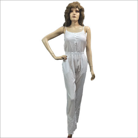Ladies White Jumpsuit Ladies White Jumpsuit