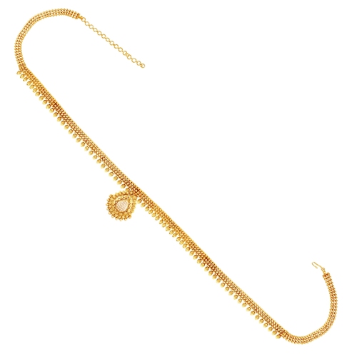 Traditional Golden & White Kamarband Traditional Golden & White Kamarband