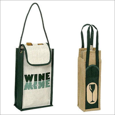 Handmade Jute Wine Bags Handmade Jute Wine Bags