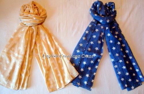 Cotton Dot Print Scarves Cotton Dot Print Scarves