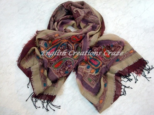 Polywool Embroidery Scarves Polywool Embroidery Scarves