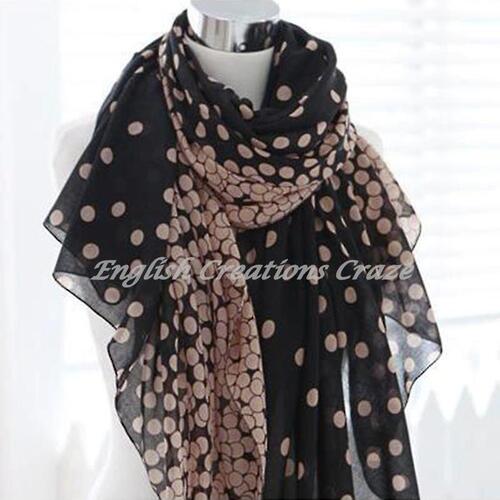Cotton Dot Print Stoles Cotton Dot Print Stoles
