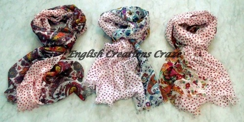Silk Cotton Mix Color Scarves Silk Cotton Mix Color Scarves