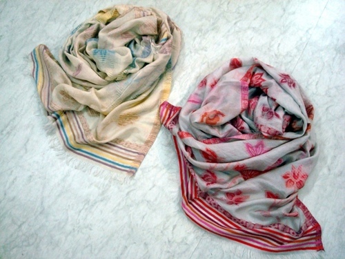Silk Cotton Printed Stoles Silk Cotton Printed Stoles