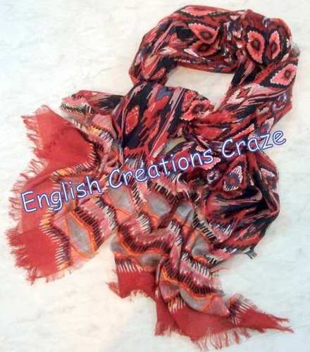 Polyester Jacquard Multi Color Stoles Polyester Jacquard Multi Color Stoles