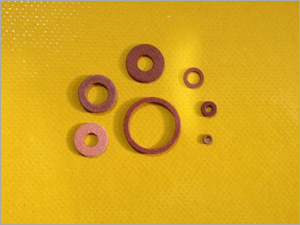 Red Insulating Fiber Washers Red Insulating Fiber Washers