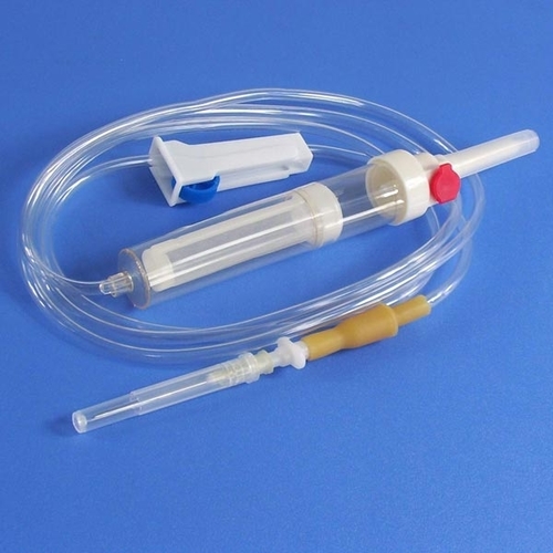 Blood Administration set (Double chamber) Bulb latex Blood Administration set (Double chamber) Bulb latex