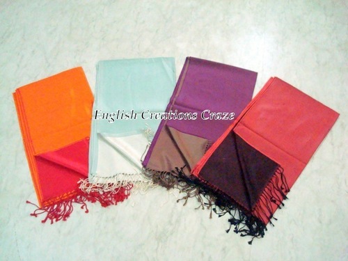 Silk reversible solid color Scarves Silk reversible solid color Scarves