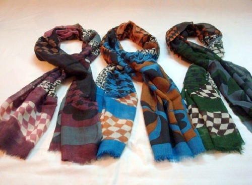 Wool Modal Printed Scarves Wool Modal Printed Scarves