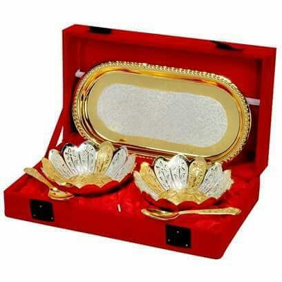 Golden Katori Set 5 Pcs Golden Katori Set 5 Pcs