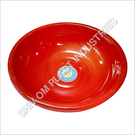 Red Plastic Basin Red Plastic Basin