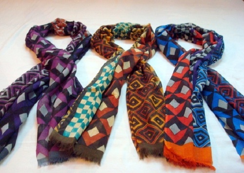Wool Modal Print Scarves Wool Modal Print Scarves