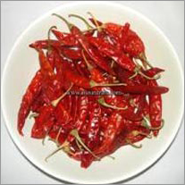 Dried Red Chilli Sannam S4 With Stem Dried Red Chilli Sannam S4 With Stem