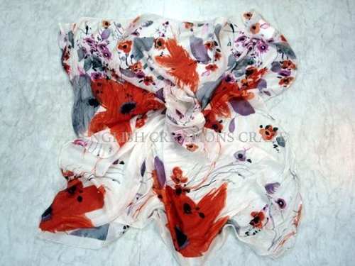 Cotton Silk Printed Stoles Cotton Silk Printed Stoles