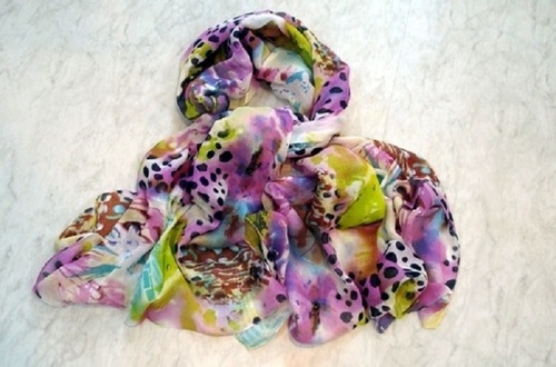 Rayon Multi shades Printed Scarves Rayon Multi shades Printed Scarves