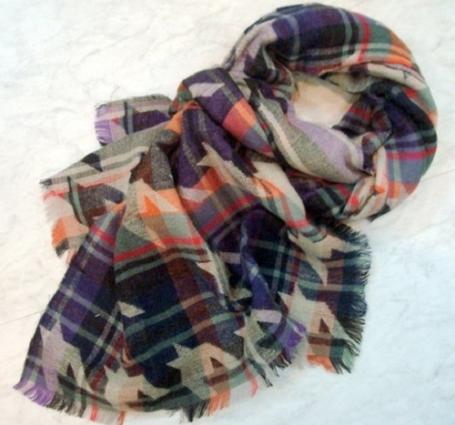 Acrylic Cotton jacquard Scarves Acrylic Cotton jacquard Scarves