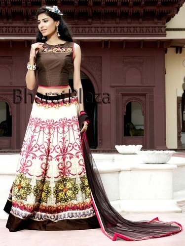 Printed Crepe Lehenga Printed Crepe Lehenga