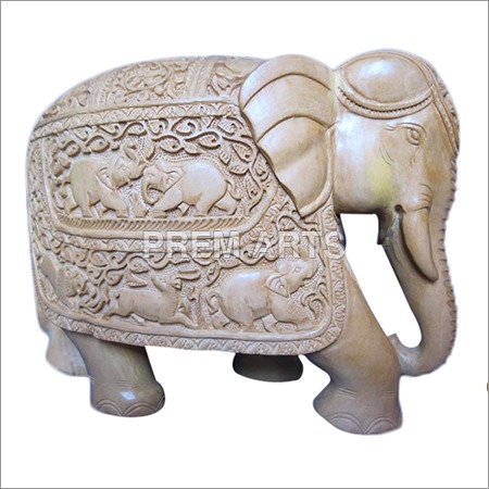 Wood Craft - Elephant Statue Wood Craft - Elephant Statue
