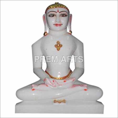 Marble Statue of Jain Tirthankara Marble Statue of Jain Tirthankara