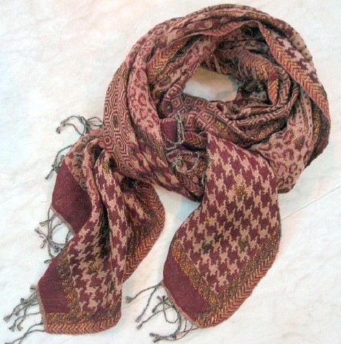 Wool cotton printed scarves Wool cotton printed scarves