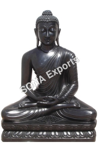 Black Marble Buddha Statues Black Marble Buddha Statues