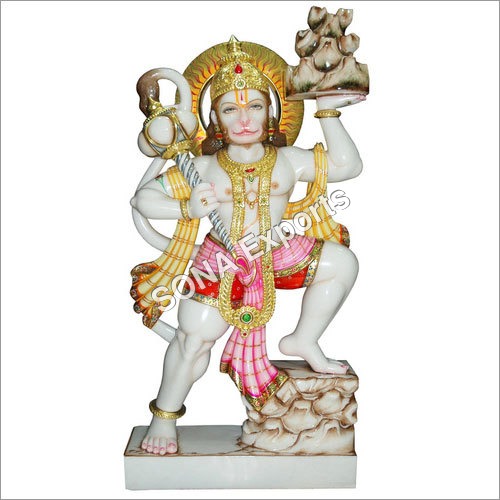 Marble Bajrangbali Statue Marble Bajrangbali Statue